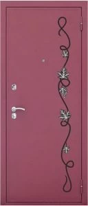 Дверь с кованными элементами DZ717