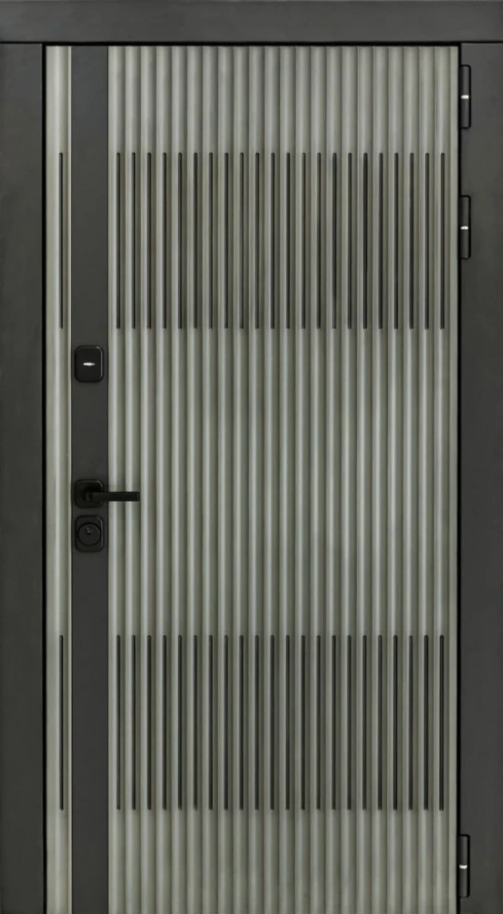 Входная дверь ДвериПРО Элфи ФЛ-700 (10мм, Ясень грей) DPRO222191 внешняя сторона